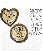 TIM HOLTZ METAL DIE WOOD SLICE 666291